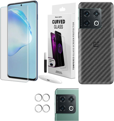 Bai and kaka Front and Back Tempered Glass for Oneplus 10 Pro(Pack of 3)
