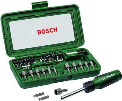 BOSCH SALES CAMPAIGN SET MIXED 46 PCS Combination Screwdriver Set(Pack of 46)