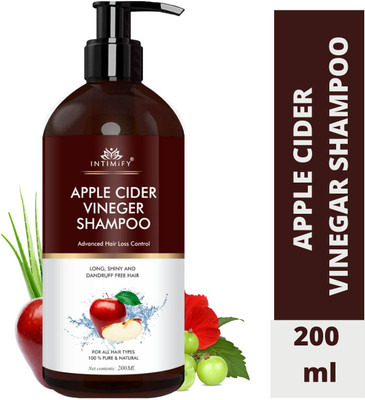 INTIMIFY Apple Cider Vinegar Anti Dandruff Shampoo For faster hair growth & hair fall(200 ml)