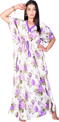 Apratim Women Nighty(White)