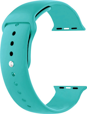 ACM Sliding Watch Strap Silicone Belt for Crossbeats Ignite S3 Ultra Max Light Blue Smart Watch Strap(Blue)