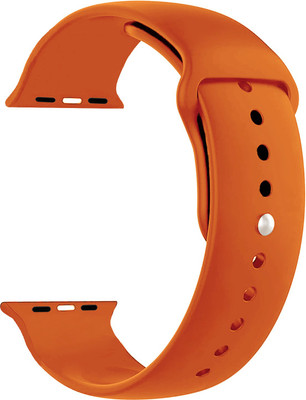 ACM Sliding Watch Strap Silicone Belt for Itel ‎2 Ultra Smartwatch Band Orange Smart Watch Strap(Orange)
