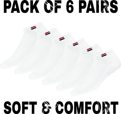 WELLRIGHT Men & Women Solid Ankle Length(Pack of 6)