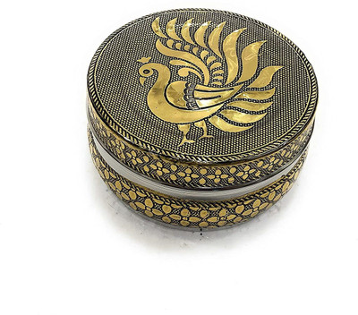 Partheshwar Steel Utility Container  - 250 ml(Gold)