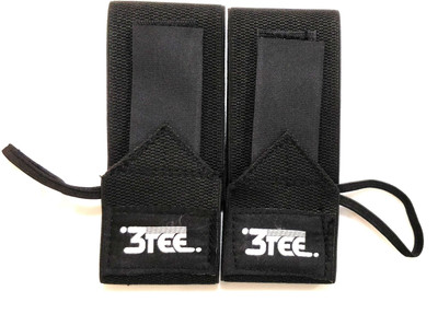 3tee Black Elastic Wrist Fitness Gloves Wrist Support(Black)
