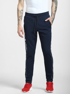 JACK & JONES Printed Men Blue Track Pants