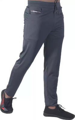 DEEDAT Regular Fit Men Grey Trousers