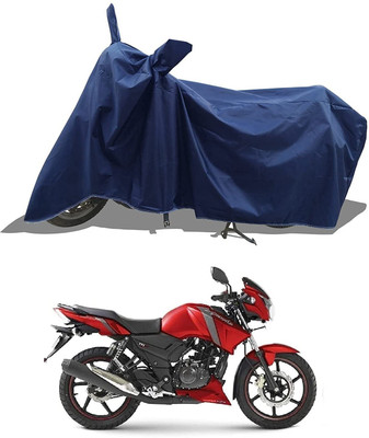 KEDIT Two Wheeler Cover for TVS(Apache RTR 160, Blue)