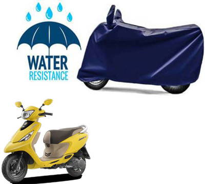MMSSTAR Waterproof Two Wheeler Cover for TVS(Scooty Zest BS6, Blue)