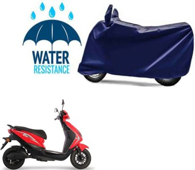 RONISH Waterproof Two Wheeler Cover for Ampere(REO BS6, Blue)