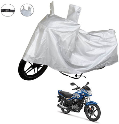 AutoGalaxy Waterproof Two Wheeler Cover for Hero(Super Splendor, Silver)
