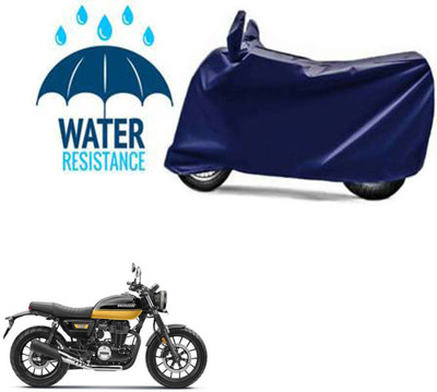 RONISH Waterproof Two Wheeler Cover for Honda(Hness CB350, Blue)