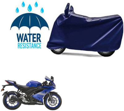 RONISH Waterproof Two Wheeler Cover for Yamaha(YZF R15 BS6, Blue)