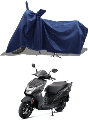 KEDIT Two Wheeler Cover for Honda(Duet LX 110CC, Blue)