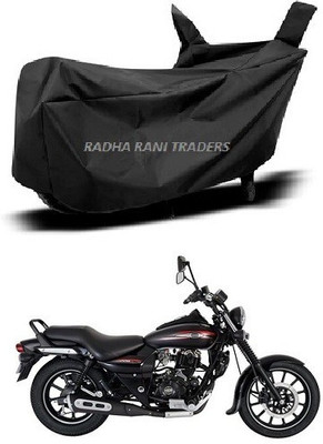 RADHA RANI TARDERS Two Wheeler Cover for Bajaj(Avenger 150 Street, Black)