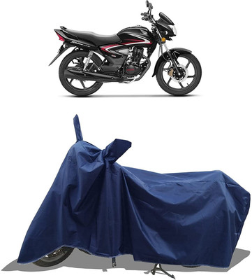 KEDIT Two Wheeler Cover for Honda(CB Shine, Blue)