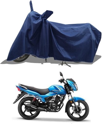 KEDIT Two Wheeler Cover for TVS(Victor, Blue)