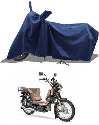 KEDIT Two Wheeler Cover for TVS(XL 100, Blue)