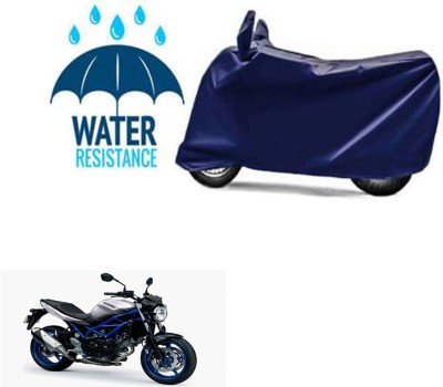 RONISH Waterproof Two Wheeler Cover for Suzuki(SV 650 BS6, Blue)