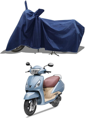 AASHTIK MART Two Wheeler Cover for TVS(Jupiter Grande, Blue)