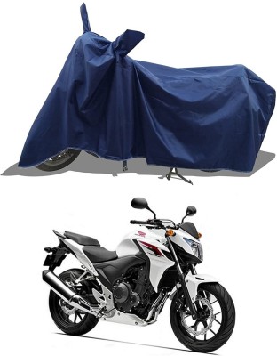 KEDIT Two Wheeler Cover for Honda(CB500F, Blue)