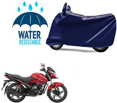 RONISH Waterproof Two Wheeler Cover for Hero(Glamour i3s BS6, Blue)