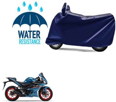 RONISH Waterproof Two Wheeler Cover for Yamaha(YZF R3 BS6, Blue)