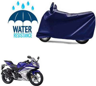 RONISH Waterproof Two Wheeler Cover for Yamaha(YZF-R15 V2 BS6, Blue)