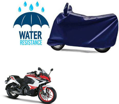 RONISH Waterproof Two Wheeler Cover for Bajaj(Pulsar SS400 BS6, Blue)
