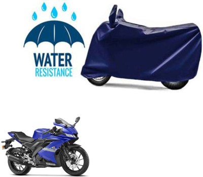 RONISH Waterproof Two Wheeler Cover for Yamaha(R15S BS6, Blue)