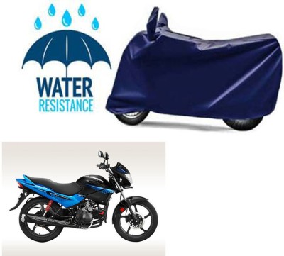 RONISH Waterproof Two Wheeler Cover for Hero(Glamour i3s BS6, Blue)