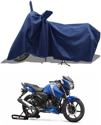 KEDIT Two Wheeler Cover for TVS(Apache RTR 160, Blue)