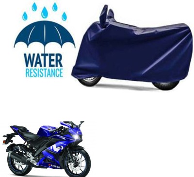 RONISH Waterproof Two Wheeler Cover for Yamaha(YZF R15 V3 Moto GP Edition, Blue)