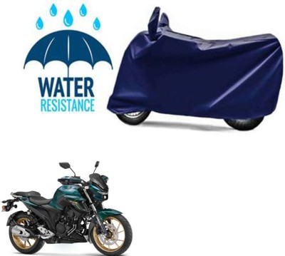 RONISH Waterproof Two Wheeler Cover for Yamaha(FZ-25 BS6, Blue)