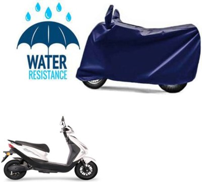 RONISH Waterproof Two Wheeler Cover for Ampere(Reo Elite BS6, Blue)