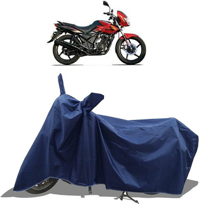KEDIT Two Wheeler Cover for TVS(Flame DS 125, Blue)