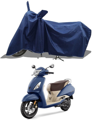 KEDIT Two Wheeler Cover for TVS(Jupiter, Blue)