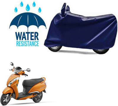 Mdstar Waterproof Two Wheeler Cover for TVS(Jupiter 125, Blue)