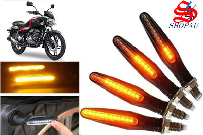 SHOP4U Front, Rear, Side LED Indicator Light for Bajaj V 150(Yellow)