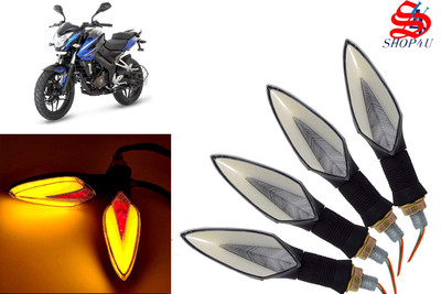 SHOP4U Front, Rear, Side LED Indicator Light for Bajaj Pulsar 200NS(Red, Amber)