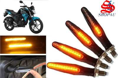 SHOP4U Front, Rear, Side LED Indicator Light for Yamaha FZ16(Yellow)