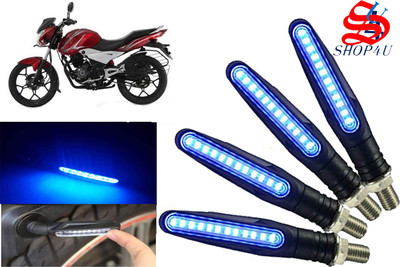 SHOP4U Front, Rear, Side LED Indicator Light for Bajaj Discover 100 DTS-i(Blue)