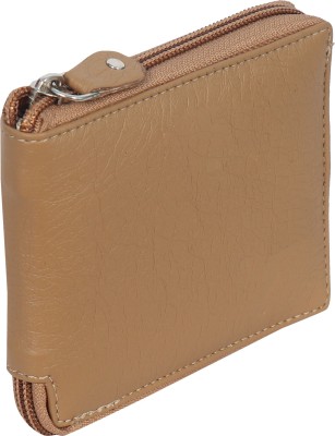 DENNY BLACQ Men Beige Artificial Leather Wallet(3 Card Slots)