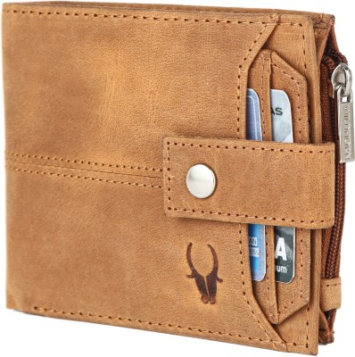 WILDHORN Men Casual, Evening/Party, Formal, Travel Tan Genuine Leather Wallet(9 Card Slots)