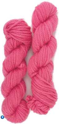 GANGA Motu Thick Chunky Hand Knitting Yarn (Watermelon Pink)(Hanks-200 grams)