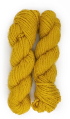 GANGA Motu Thick Chunky Hand Knitting Yarn (Tuscany Yellow)(Hanks-200 grams)