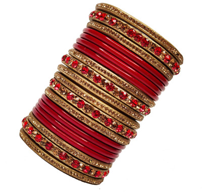 Lahthi Wala Lac Bangle Set(Pack of 20)