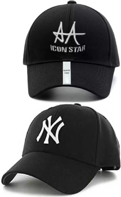 Pramukhraj Enterprise Self Design Sports/Regular Cap Cap(Pack of 2)