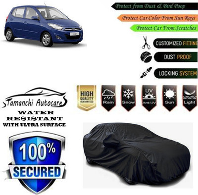 Tamanchi Autocare Car Cover For Hyundai i10 1.2L(Black)