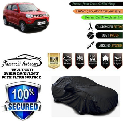 Tamanchi Autocare Car Cover For Maruti Suzuki S-Presso VXI Opt AT Petrol(Black)